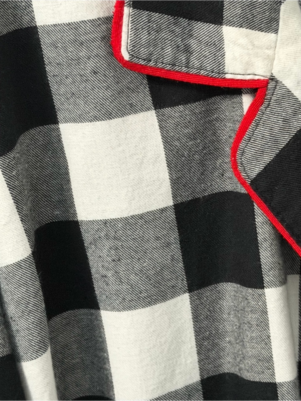 Black & White Checkered Men’s pajama set - Picture 4 of 6